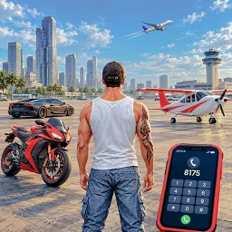 Indian Mafia Crime Bike 3D 아이콘
