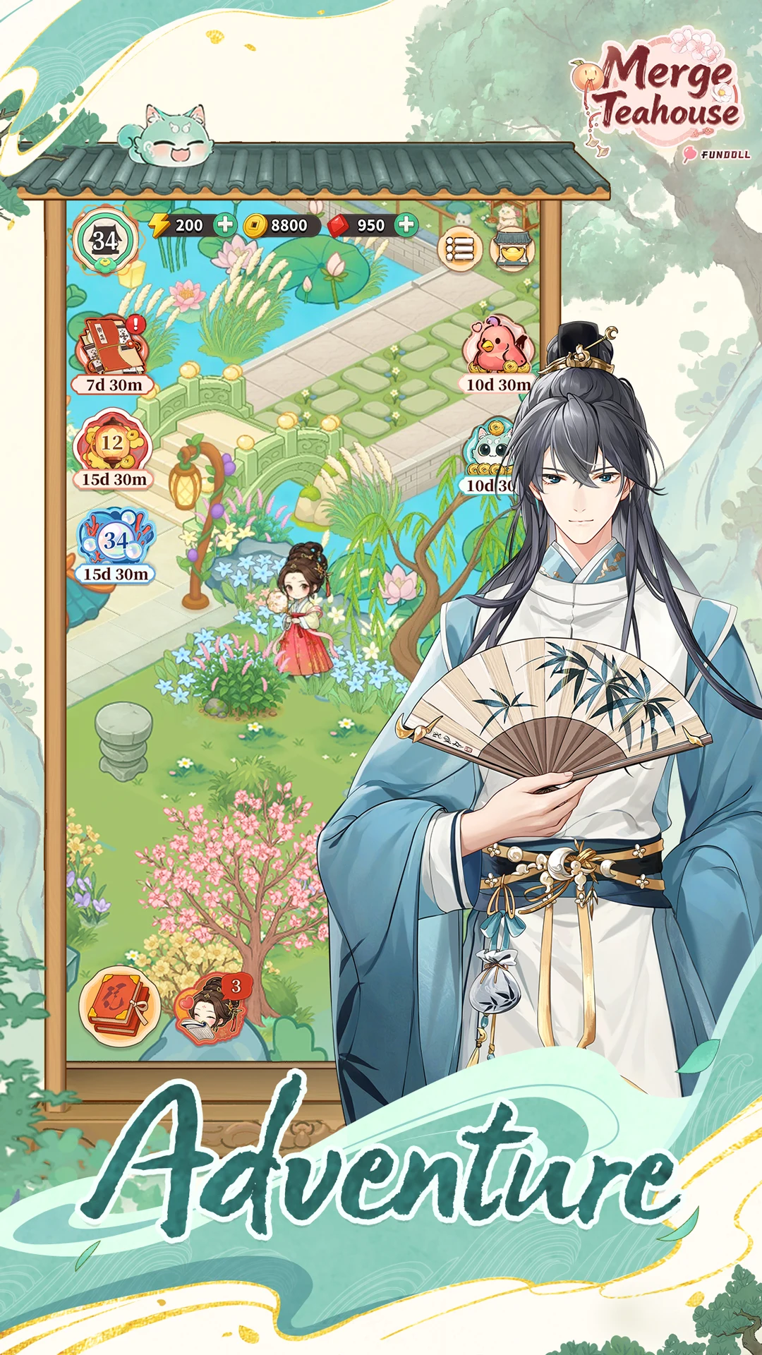 Merge Teahouse：Journey screenshot