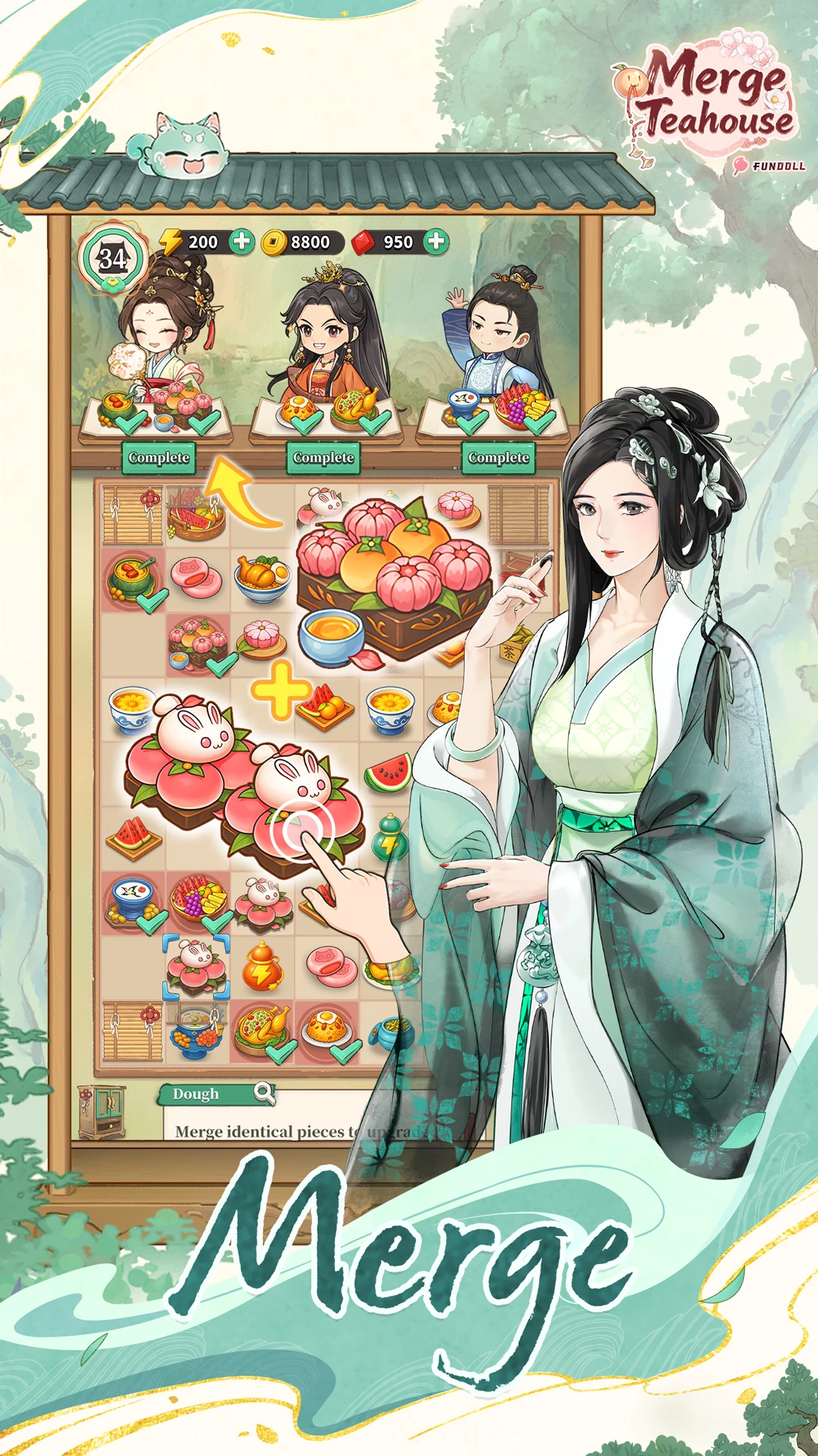 Merge Teahouse：Journey screenshot